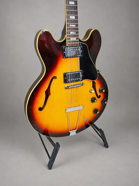 Vintage Gibson ES-335 12-String - USA 1967 — original-angle stand view 10