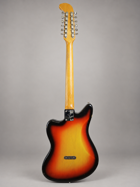 Classic 1965 Vintage Fender Electric XII guitar with a striking sunburst finish, a true gem for collectors and musicians alike.