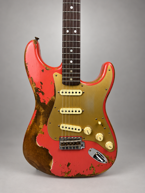 Fender Custom Shop Limited Edition Big Head Stratocaster Super Heavy Relic Aged Fiesta Red - USA 2019, photo 2 of 13