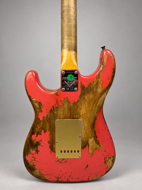 Fender Custom Shop Limited Edition Big Head Stratocaster Super Heavy Relic Aged Fiesta Red - USA 2019, photo 4 of 13