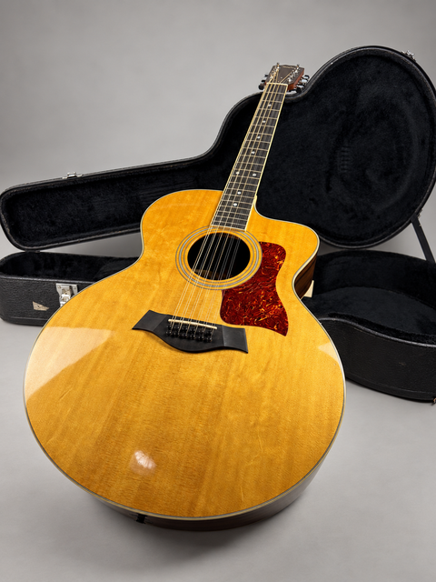 26234 26234 Taylor 455-RCE 12-String – guitar beside open case