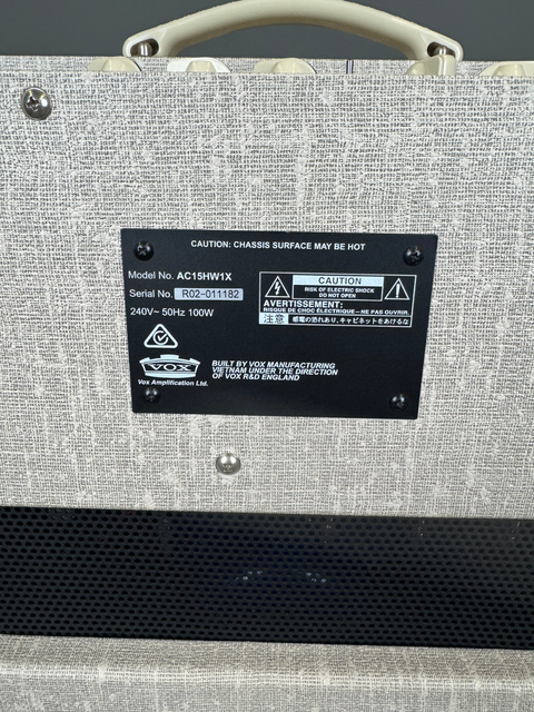 VOX AC-15 HW1X Handwired - 2019