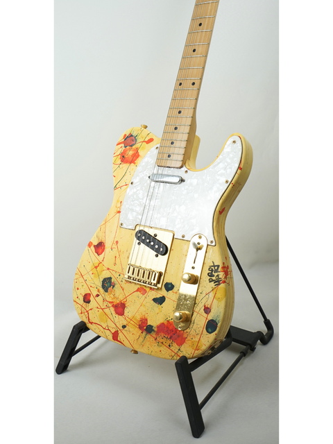 A stunning floral-patterned guitar, the 1994 David Hart Guitars Pro Hart Telecaster, limited to 150 pieces.