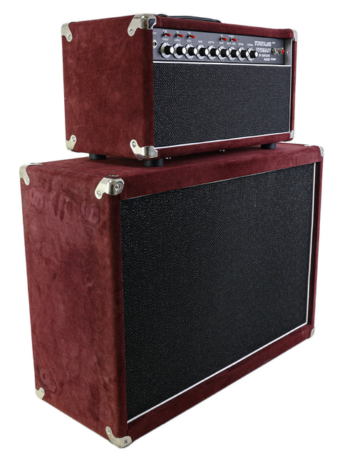 Amplified Nation Wonderland V2 rear panel view from Premier Guitars displaying input/output connections and power specifications