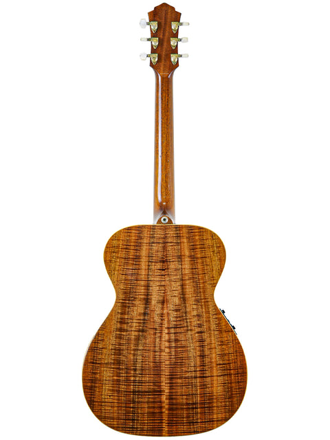Back view of a Matchless Lightning 15 Combo acoustic guitar, showcasing its beautiful wooden body from 1997, USA.