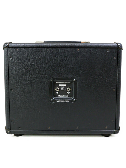 Black Mesa Boogie amplifier with a metal cover, displayed on a clean white background, showcasing its sleek design.