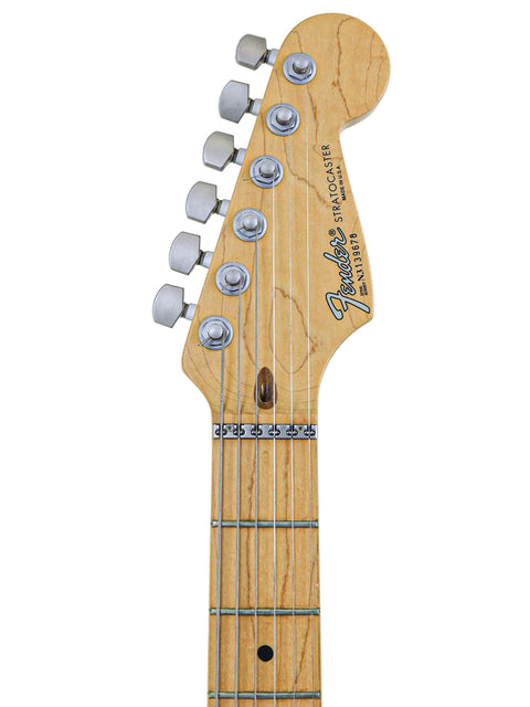 Fender Stratocaster electric guitar, Strat Plus Deluxe model from 1993, USA, featuring a classic and elegant design.
