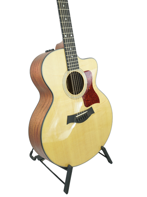 Gorgeous Taylor 355ce 12-string acoustic guitar, crafted in the USA in 2011, known for its exceptional tone and design.

