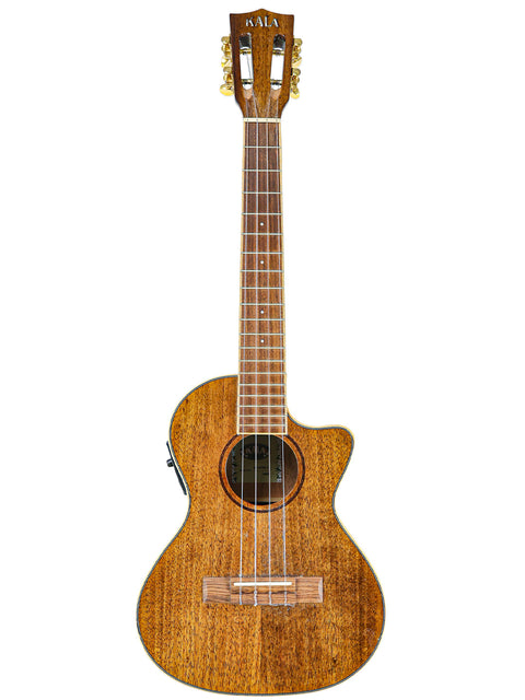 Kala KA-KTGE-C Hawaiian Koa Tenor Cutaway Ukulele - USA