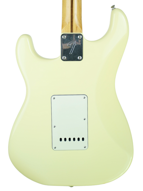 Limited edition Fender Custom Shop Stratocaster in white, Masterbuilt by Dennis Galuszka, 1 of 100, USA 2006.