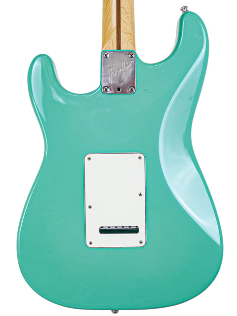 Mint green Fender American Standard Stratocaster electric guitar, model Fender Strat Plus Deluxe, USA, 1989.