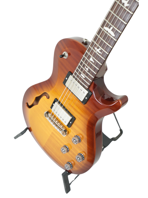 PRS S2 Singlecut Semi-Hollow electric guitar in sunburst finish, USA 2018, highlighting its stunning design and craftsmanship.