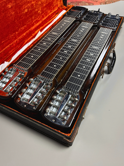 SOLD - Vintage Fender Stringmaster T8 Triple Neck Console Steel - USA 1964