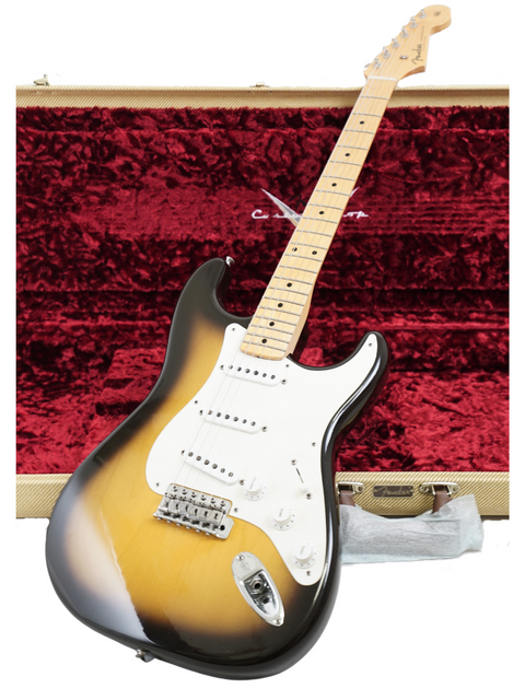 Sunburst Fender Custom Shop Stratocaster, featuring the Paul Waller Masterbuilt '56 design, crafted in the USA, 2020.