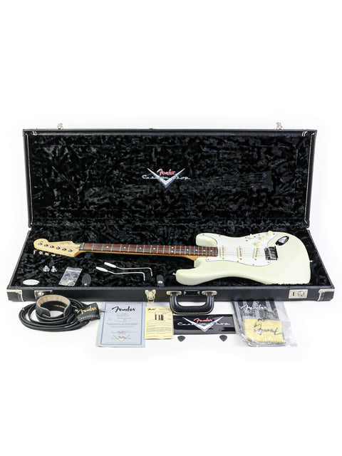 USA-made 2008 Fender Custom Shop Jeff Beck Signature Stratocaster, highlighting its iconic shape and stunning details.
