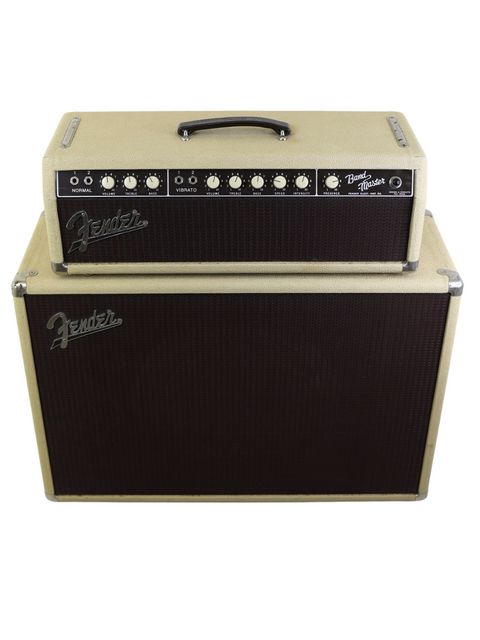 Vintage 1961 Fender Bandmaster amp combo, a classic piece of gear known for its warm tones and retro vibe.
