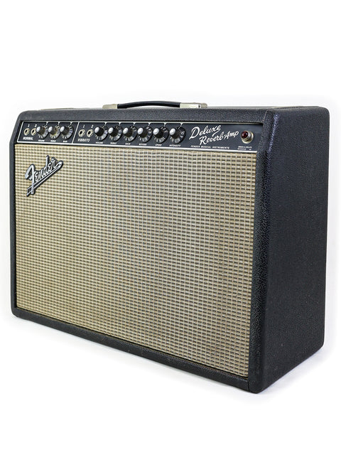Vintage Fender Deluxe Reverb Blackface Combo – USA 1967