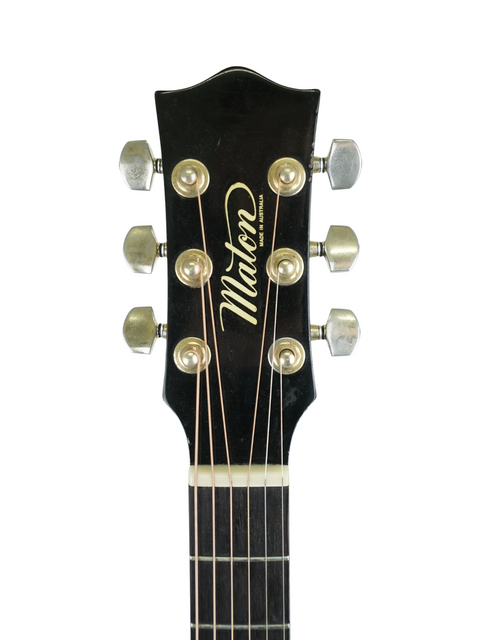 Vintage Maton Tommy Emmanuel 'Ebony' Signature electric guitar from 1989, showcasing a classic Milwaukee M-1 design.