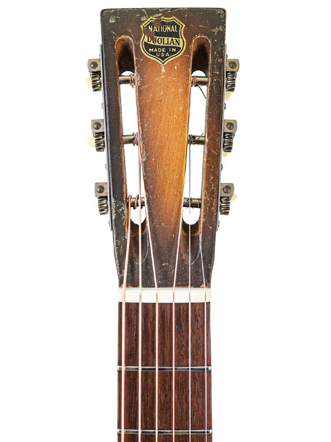 Vintage National Duolian Resonator guitar, 1940s Martin Luther King Jr. signature model, crafted in the USA, 1936.
