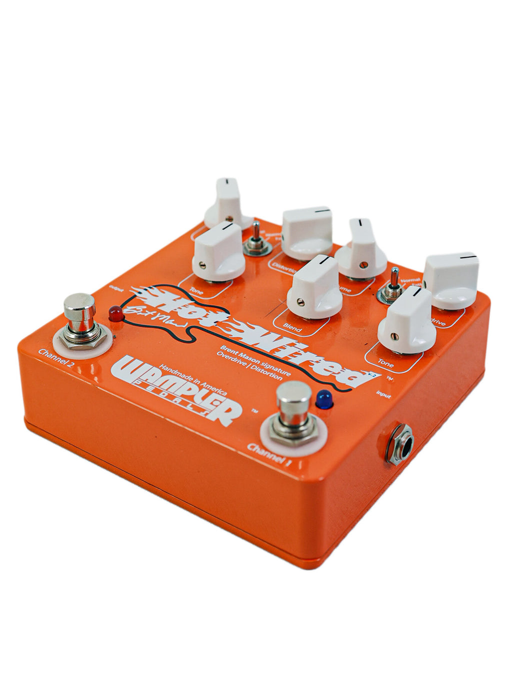 wampler distortion pedals Wampler Brent Mason Hot-Wired Overdrive/Distortion Pedal V.1 - USA 201