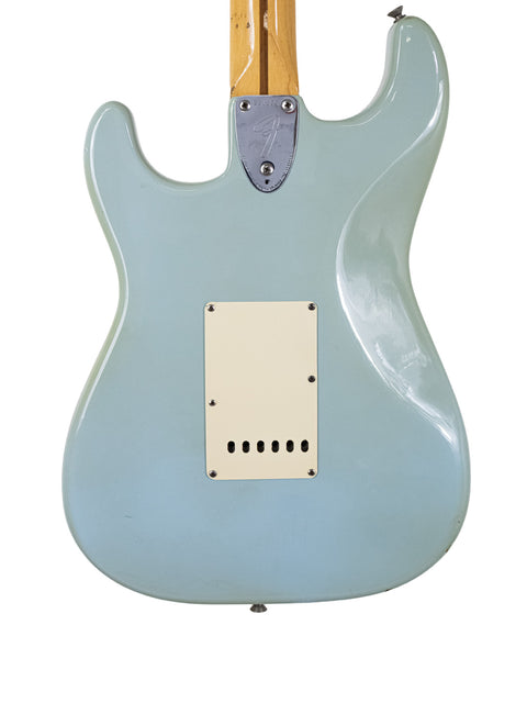 1972 Fender Custom Shop Stratocaster, sold and featuring a stunning refinished body, ideal for any guitar enthusiast.
