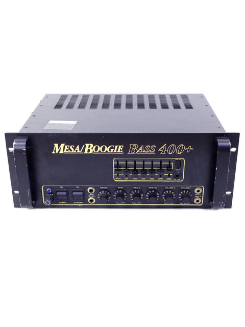 1993 Mesa Boogie Bass 400+ Head, a powerful amplifier perfect for enhancing any style of music.