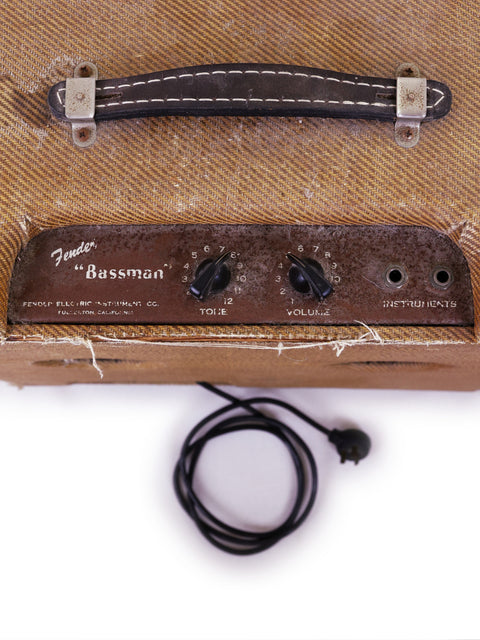 SOLD - Vintage Fender Bassman Amplifier – USA 1952/53