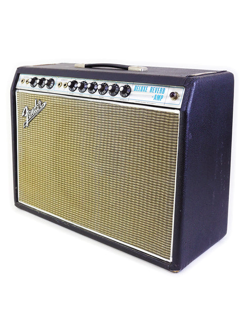 SOLD - Vintage Fender Deluxe Reverb 22 Watt Combo Amplifier - USA 1967