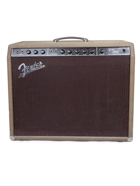 SOLD - Vintage Fender Brownface Pro Amp – USA 1961