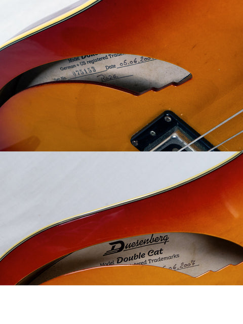 SOLD - Duesenberg Double Cat 6 String – Germany 2007
