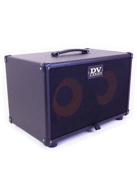 A black DV Mark guitar amplifier on a white background.