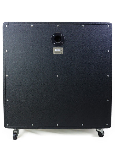 A spacious black case with wheels against a white background, marked 'Marshall JTM45 (Cabs Sold) – UK 2017'.