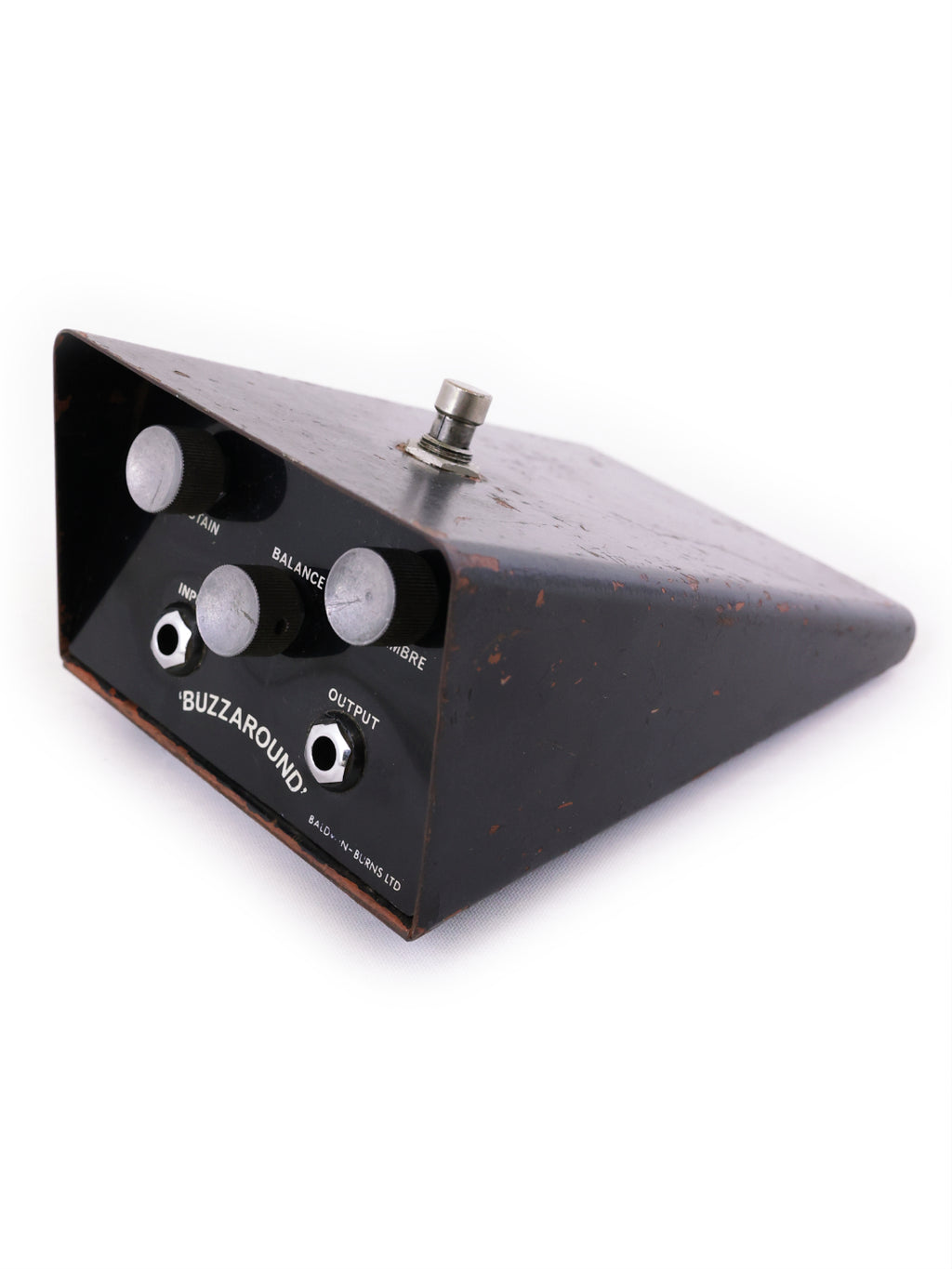 buzzaround fuzz pedal SOLD - Baldwin Burns Buzzaround Fuzz Pedal – UK 1966
