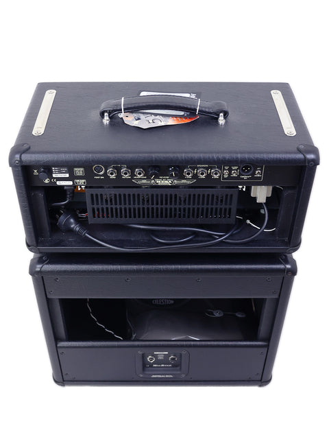 Black Mesa Boogie Mark V 35 amplifier with a sleek black cover, displayed on a bright white background.