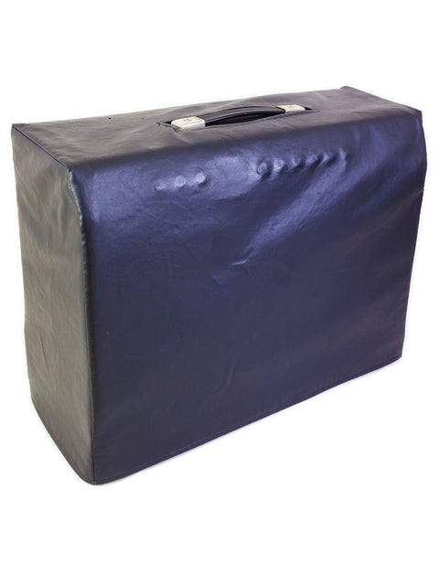 Black cover for a 1966 Fender Vibrolux Reverb amplifier, ensuring protection and preservation of the vintage equipment.
