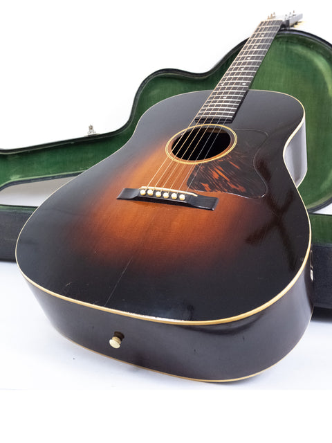 Classic 1951 Gibson J-45 acoustic guitar, featuring a timeless design and exceptional sound quality, a must-have for guitar lovers.
