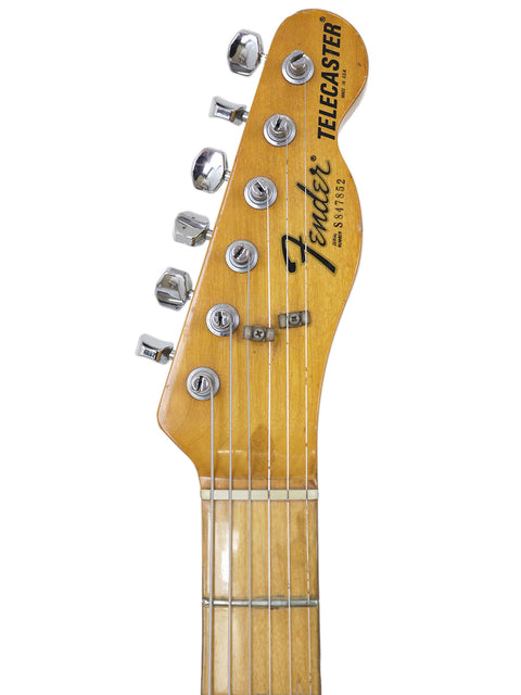 Classic 1977-78 Fender Stratocaster electric guitar, known for its vintage appeal and exceptional playability.