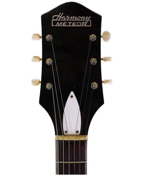 Classic Harmony H71 Meteor electric guitar, 1960-61 model, perfect for collectors and musicians seeking vintage charm.