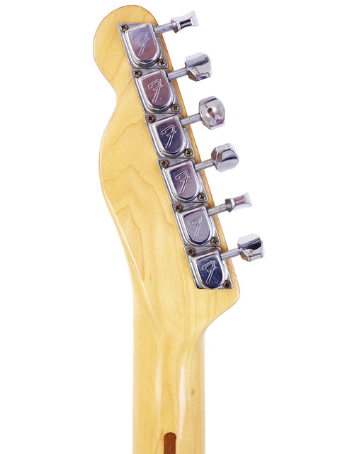 Detailed view of a 1978 Fender Telecaster Custom guitar head with a single pickup, highlighting its iconic features and quality.