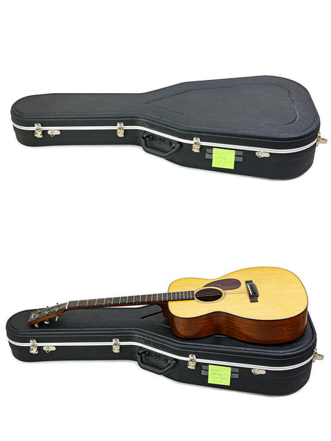 Display of two guitars in distinct poses, including the Collings Julian Lage Signature OM1 from the USA, made in 2020.