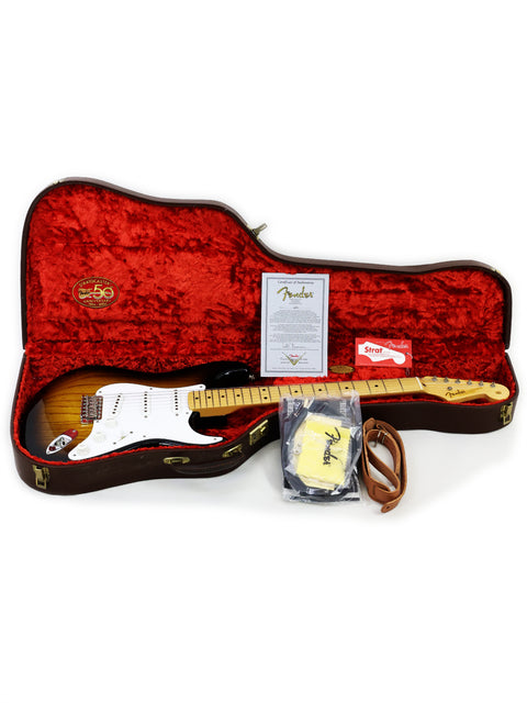 Fender Custom Shop 50th Anniversary ‘54 Stratocaster, Masterbuilt by Todd Krause, USA, 2004, showcasing classic design and craftsmanship.