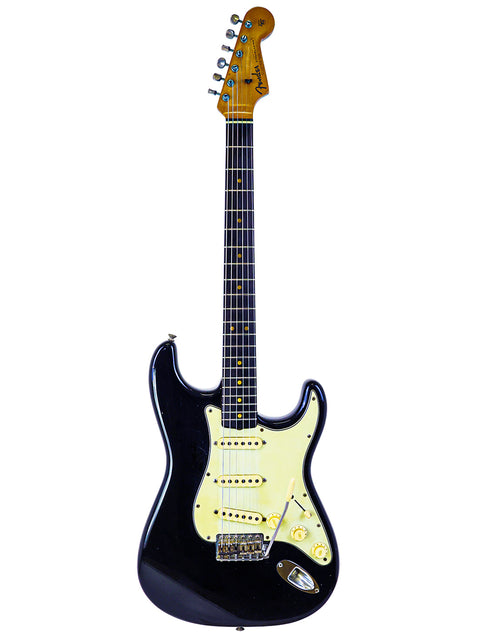 Fender L-Series Stratocaster Black Factory Refin - USA 1963
