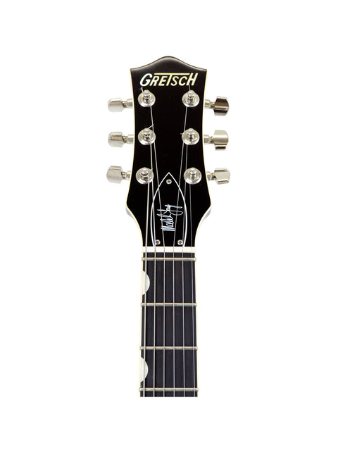 Gretsch GX-1 guitar in black, showcasing a stylish look, from the 2020 Malcolm Young Signature series made in Japan.