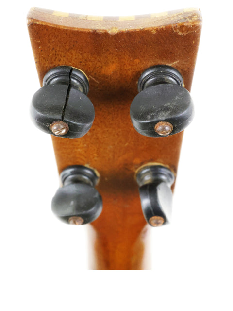 Historic 1930s Martin Luther King Jr. acoustic guitar and a 1924 Weissenborn Miami Style 3 Koa ukulele together.