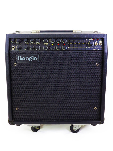 Mesa Boogie Mark IV Combo Amplifier from 2003, showcasing its sleek design and powerful sound for bass guitar enthusiasts.