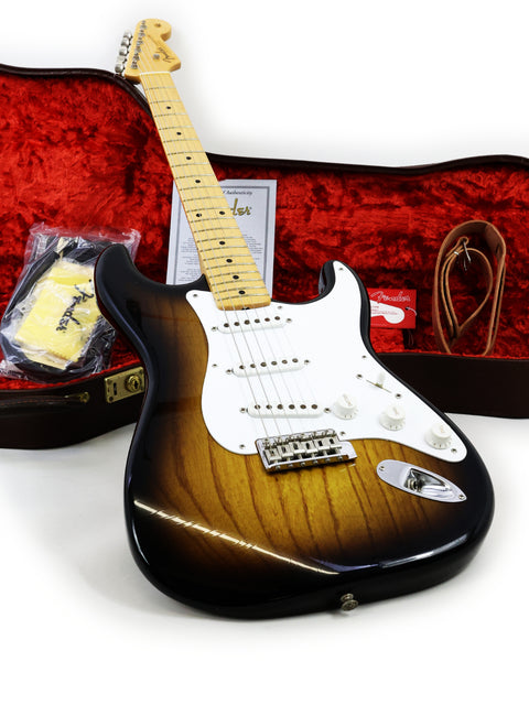 Sunburst Fender Custom Shop ‘54 Stratocaster, Masterbuilt by Todd Krause, celebrating 50 years, USA, 2004.