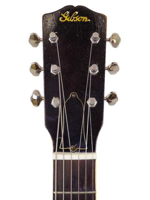 The 1953 Gibson Les Paul Standard, featuring a beautiful sunburst finish and classic design, a true vintage electric guitar.