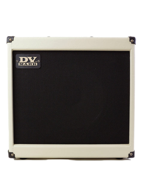 The DV Mark DV Jazz 12 Combo guitar amplifier, featuring an 80-watt capacity, is prominently featured against a clean white backdrop.