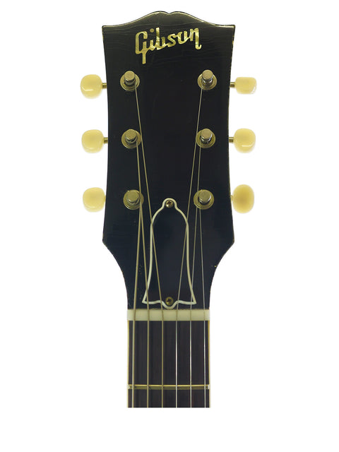 The iconic black Gibson Les Paul Standard, known for its rich sound and elegant finish, ideal for musicians and collectors alike.
