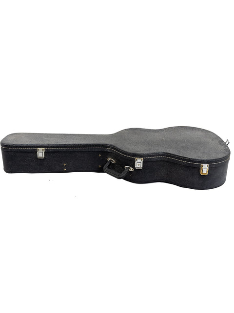 The image features a black guitar case on a white background, highlighting the K Yairi YC90 Concert Classical Guitar, Japan 1987.